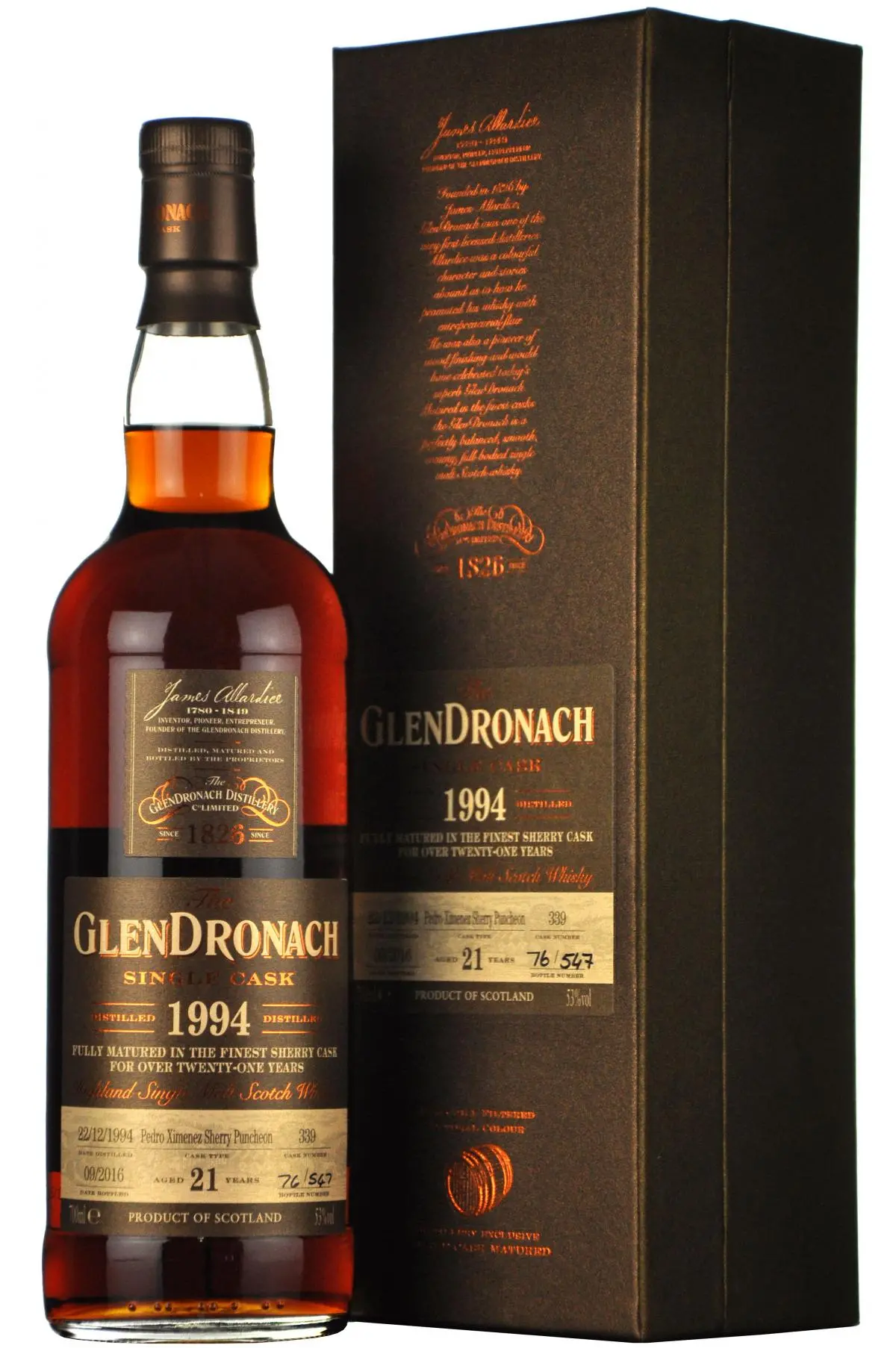 Glendronach 1994-2016 | 21 Year Old | Single Cask 339 | Batch 14 1