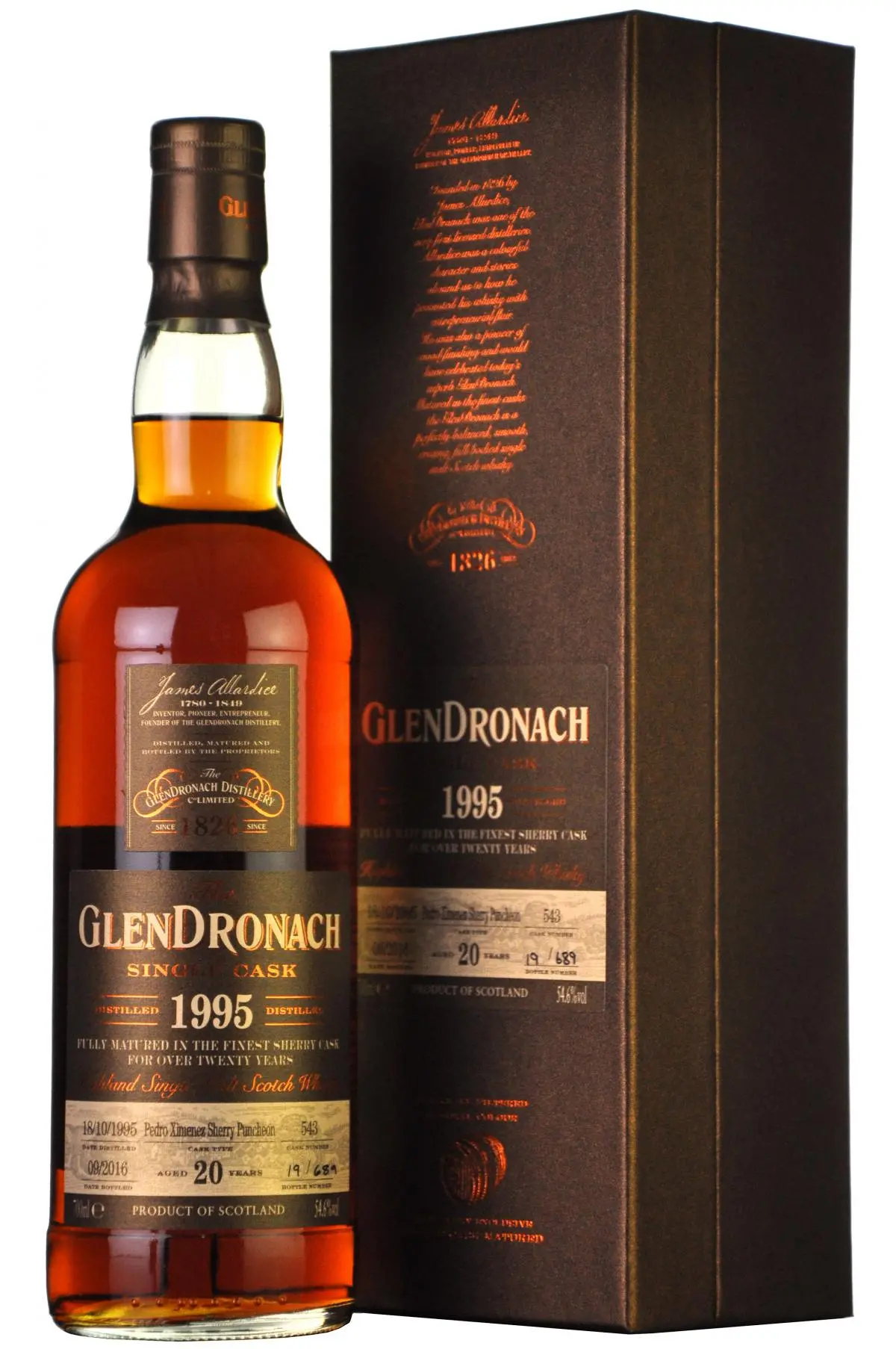 Glendronach 1995-2016 | 20 Year Old | Single Cask 543 | Batch 14 1