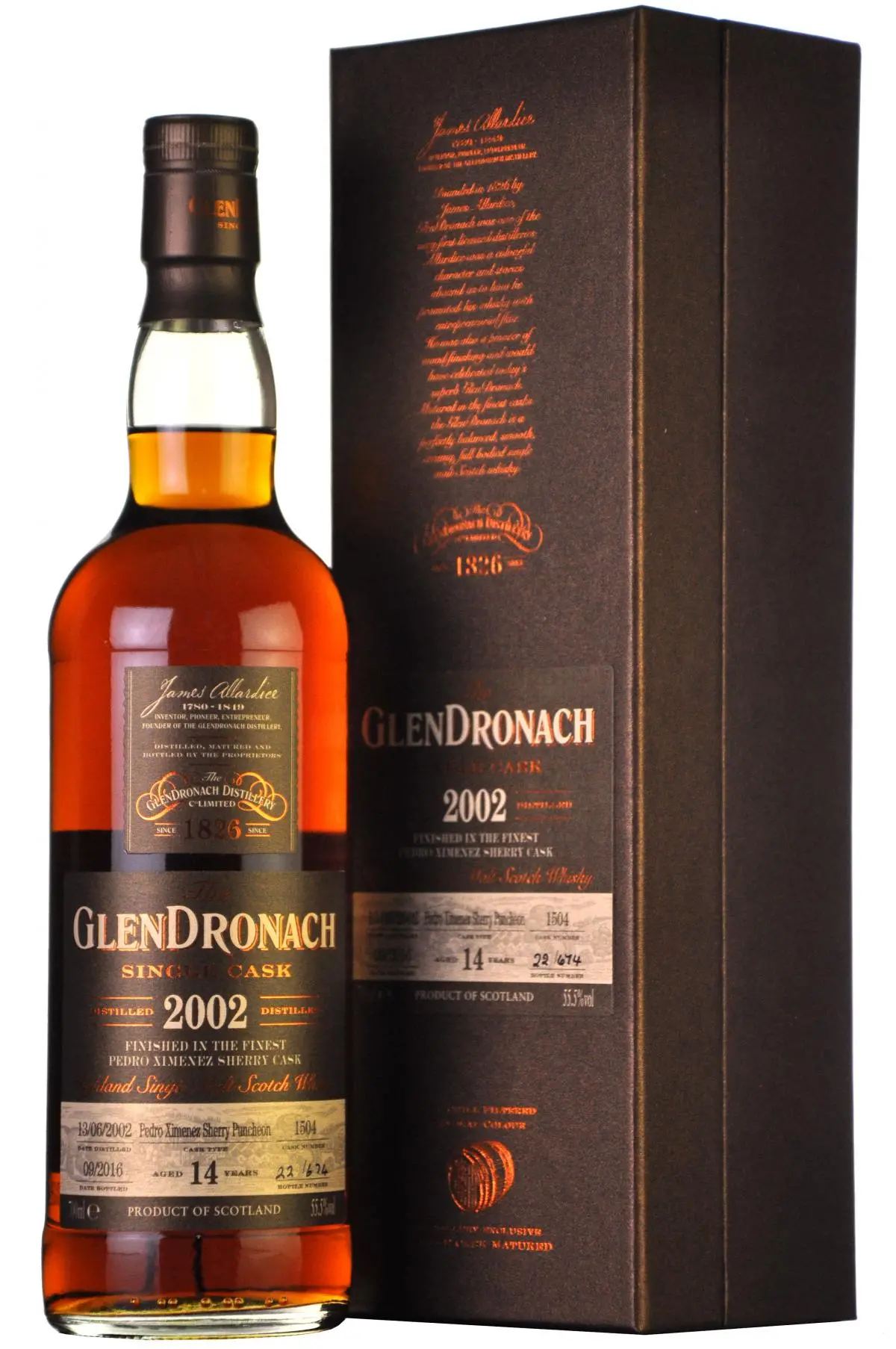 Glendronach 2002-2016 | 14 Year Old | Single Cask 1504 | Batch 14 1