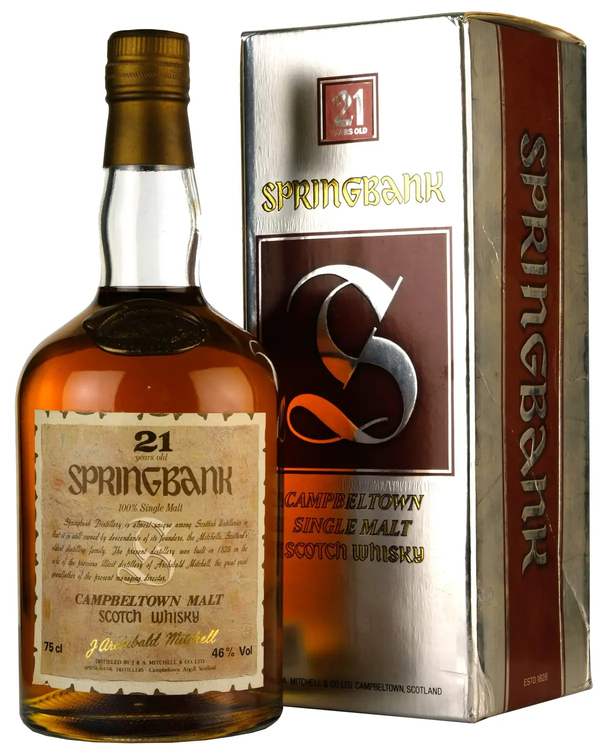 Springbank 21 Year Old Archibald Mitchell 1980S 1