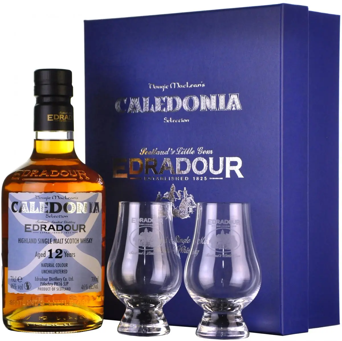 Edradour 12 Year Old Caledonia Glass Pack 1