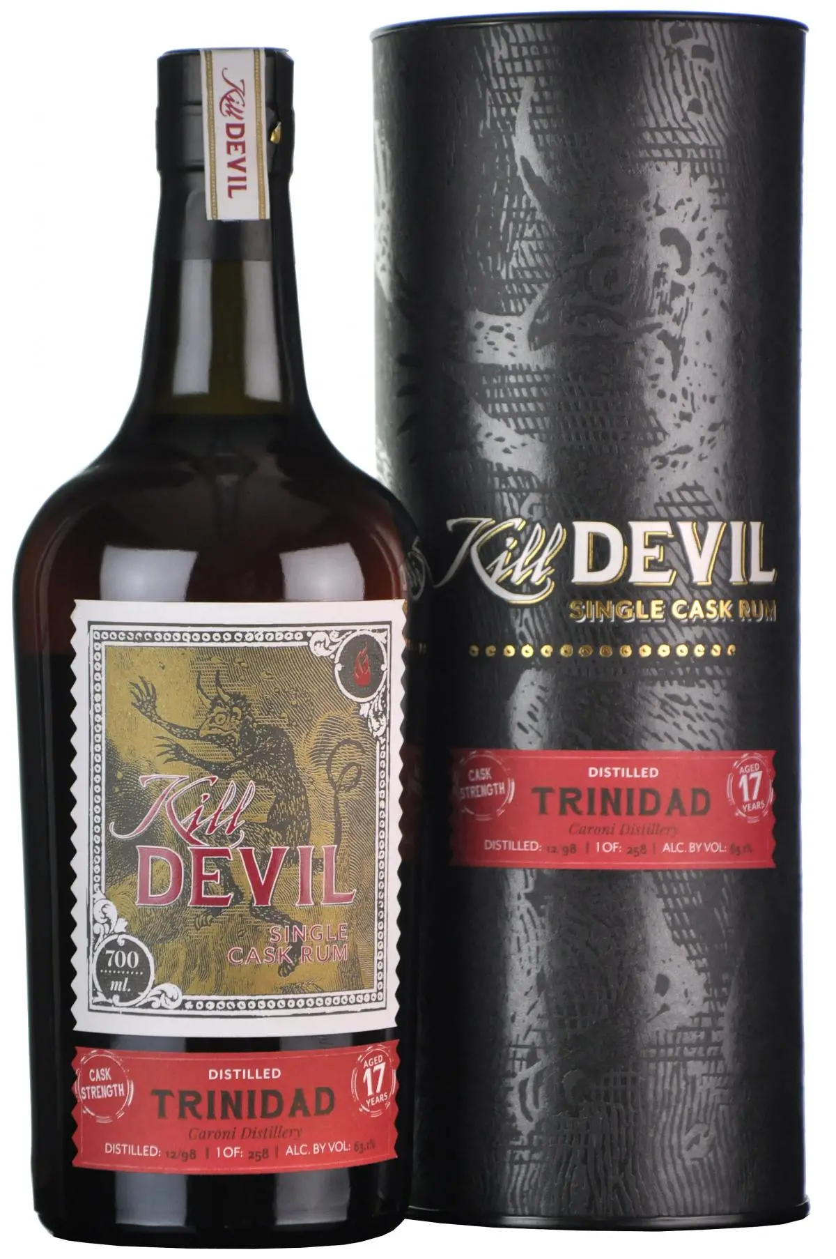 Caroni 1998 | 17 Year Old Hunter Laing Kill Devil Single Cask Rum 1