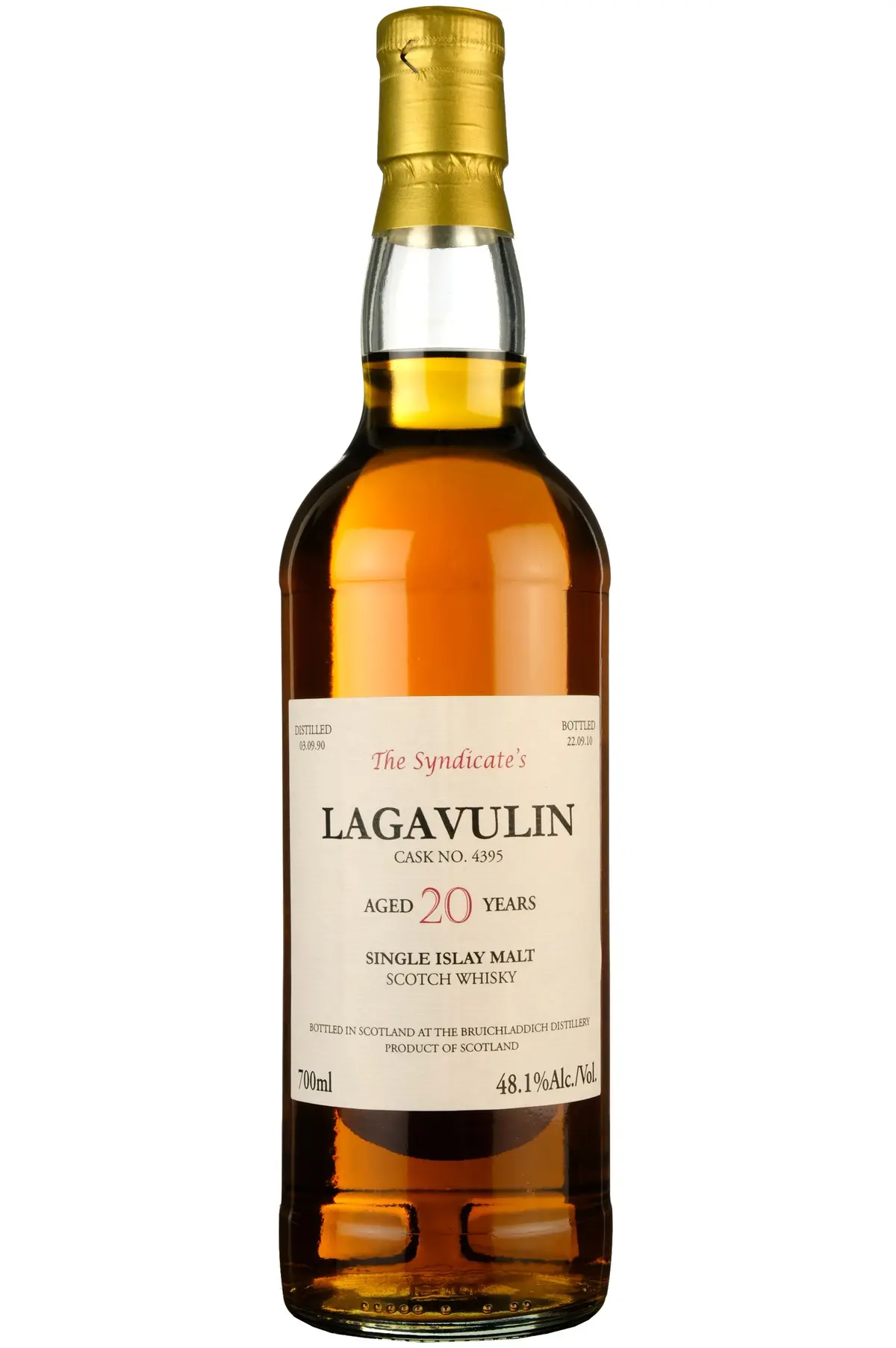Lagavulin 1990-2010 | 20 Year Old The Syndicate's Single Cask 4395 1