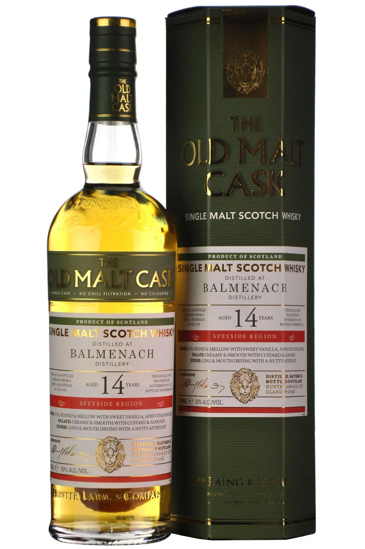 Balmenach 2001-2015 | 14 Year Old | Old Malt Cask 12129 1