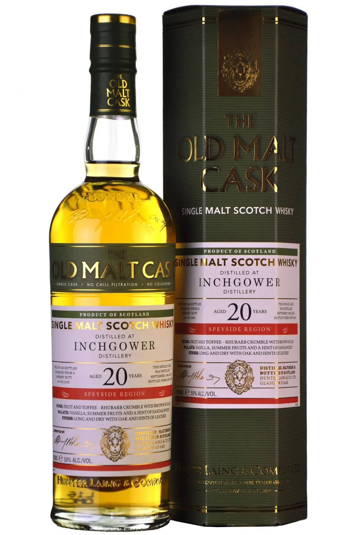 Inchgower 1995-2016 | 20 Year Old | Old Malt Cask 12301 1