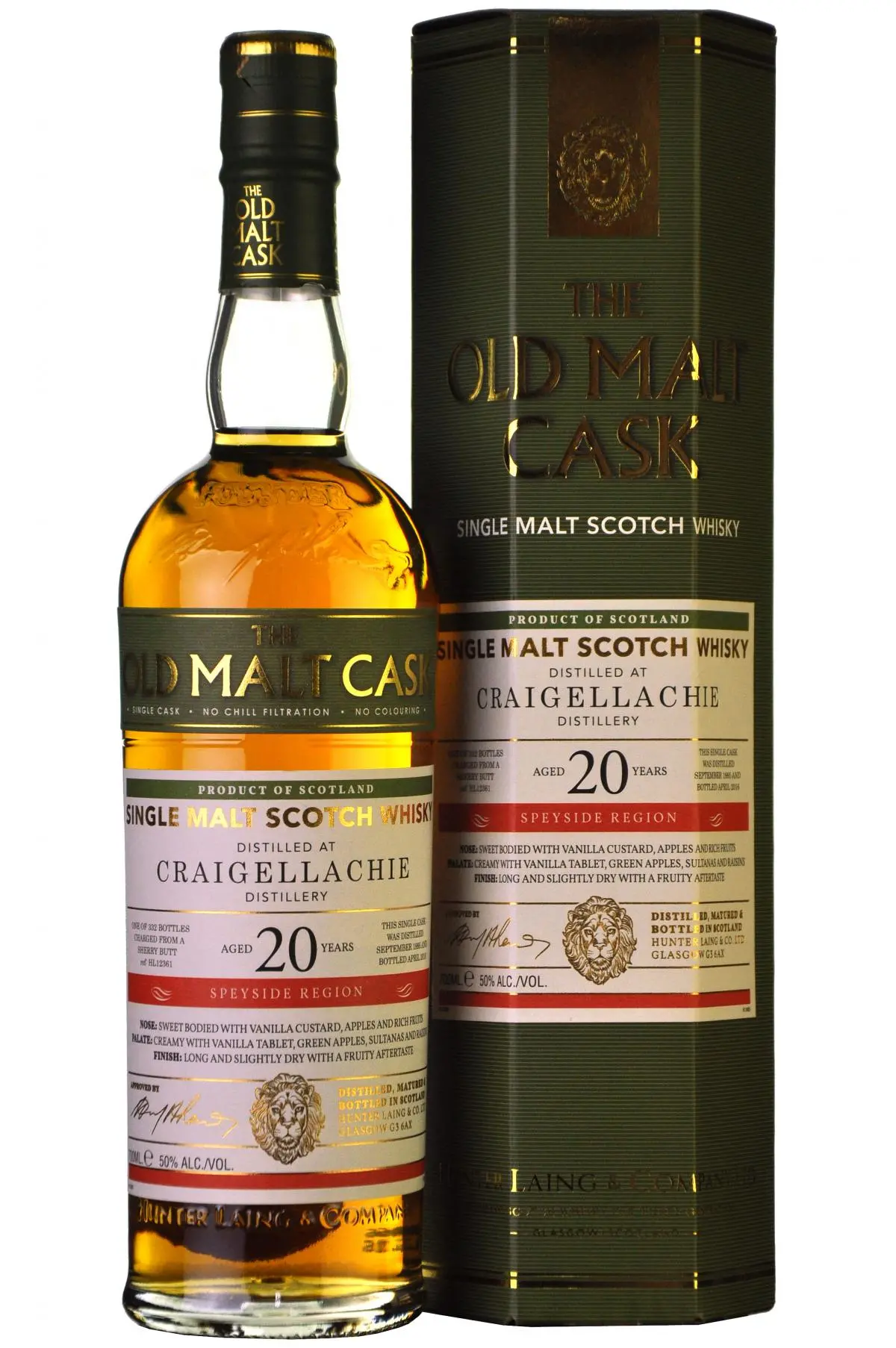 Craigellachie 1995-2016 | 20 Year Old | Old Malt Cask 12361 1