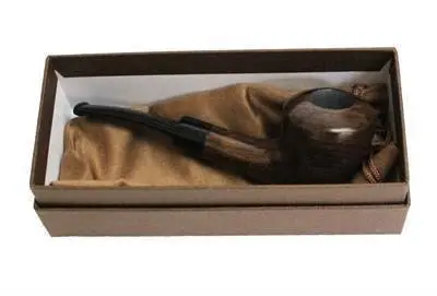 Tobacco Pipe Wooden  Brown Single 1