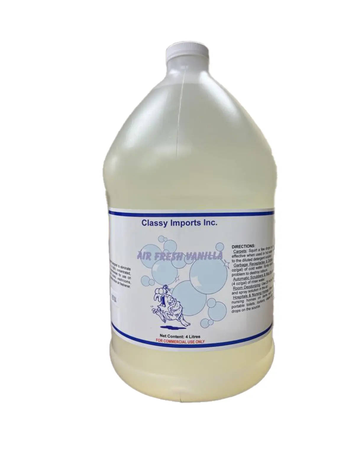 Supp Deodorizer Liquid Vanilla 4Lt 1