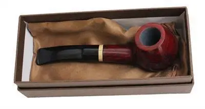 Tobacco Pipe Wooden Red Single 1