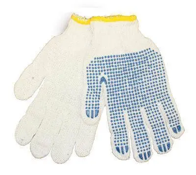 Glvs (D) Fishing White W/Grip (12) (240) 1