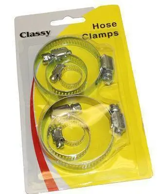 Classy 6Pk Hose Clamp Asst Sizes 1