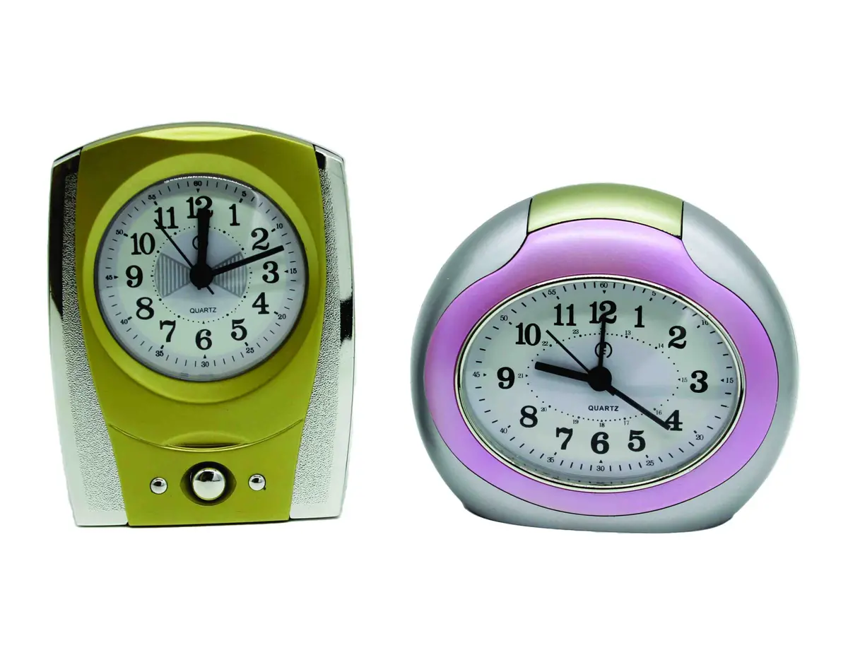 Classy (D) High Quality Quartz Alarm Clock Asst Colors 1