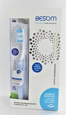 Hyg Toothbrush Besom Medium 12 Pc/Box 1