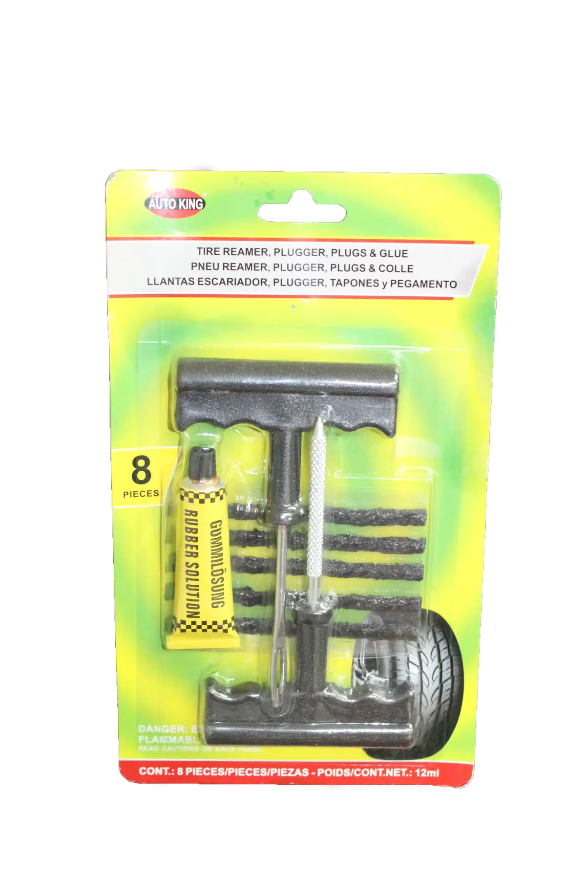 Classy Tire Repair Kit 8 Pc (72/Cs) 1