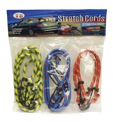 Bungee Stretch Cords 6 Pc Set 1
