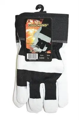 Glvs Pigskin Lined Split Lg Black (Ci033) (12) (60) 1