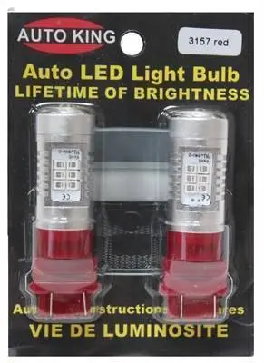 Ak Led 3157 Red 2 Pk 1