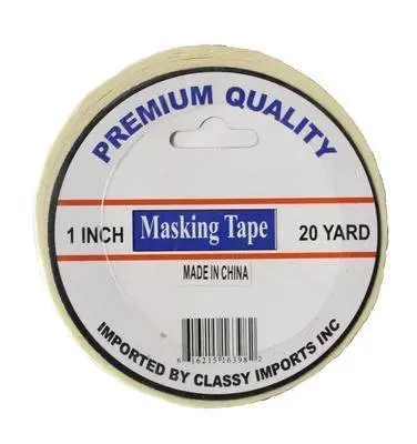 Classy Masking Tape 1" X 20 Yards 1