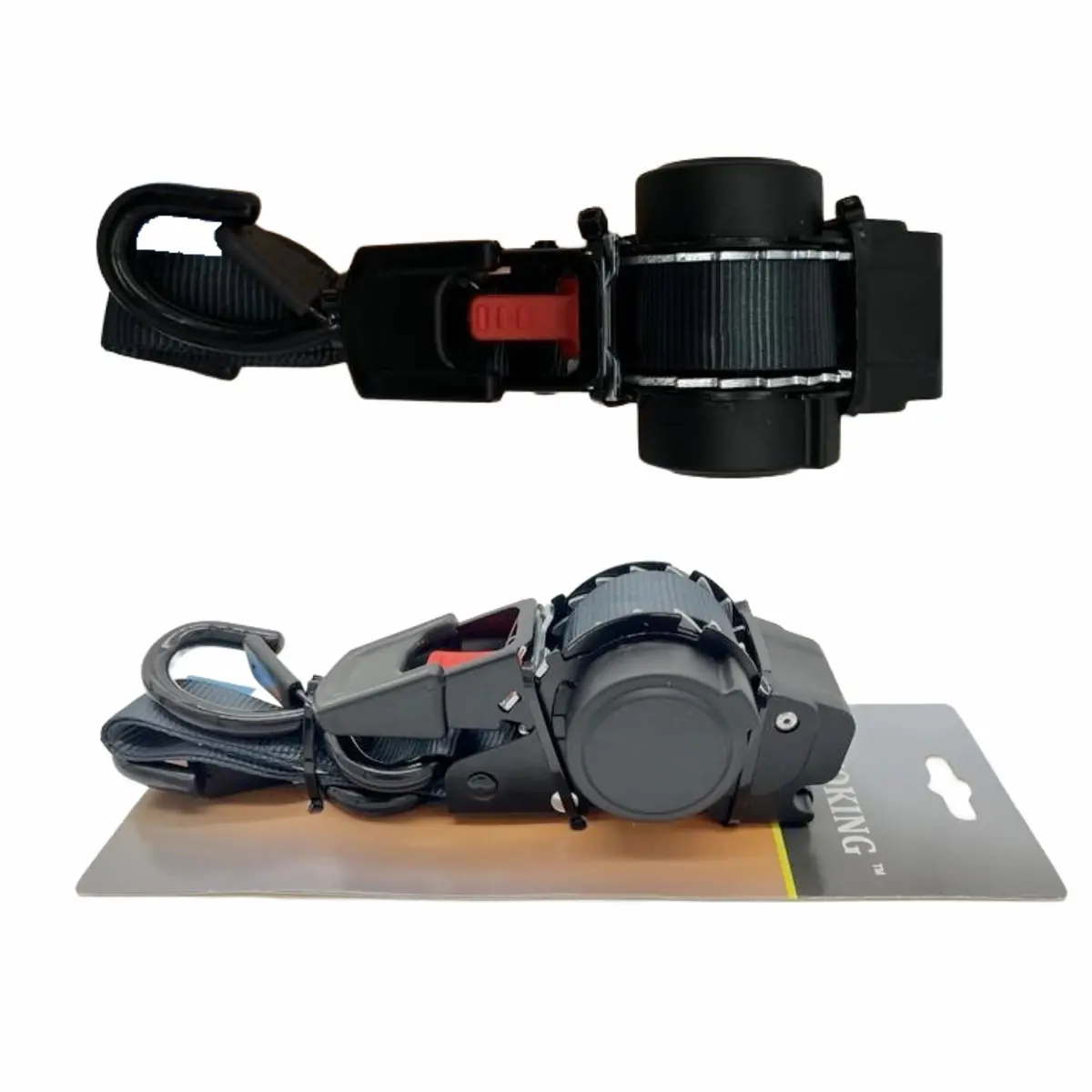 Tk  Auto King Racheting S Hook  Ratchet Tie Down Strap (20/Cs) - New 1