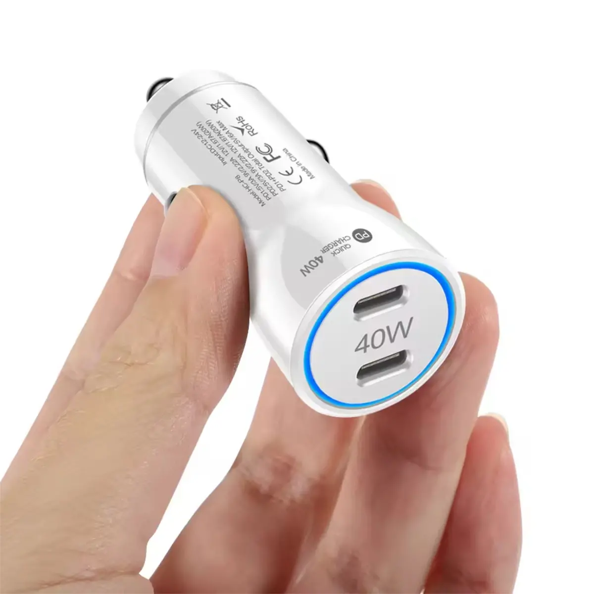 Acc Dual Type C Bulk Ports Car Charger 1