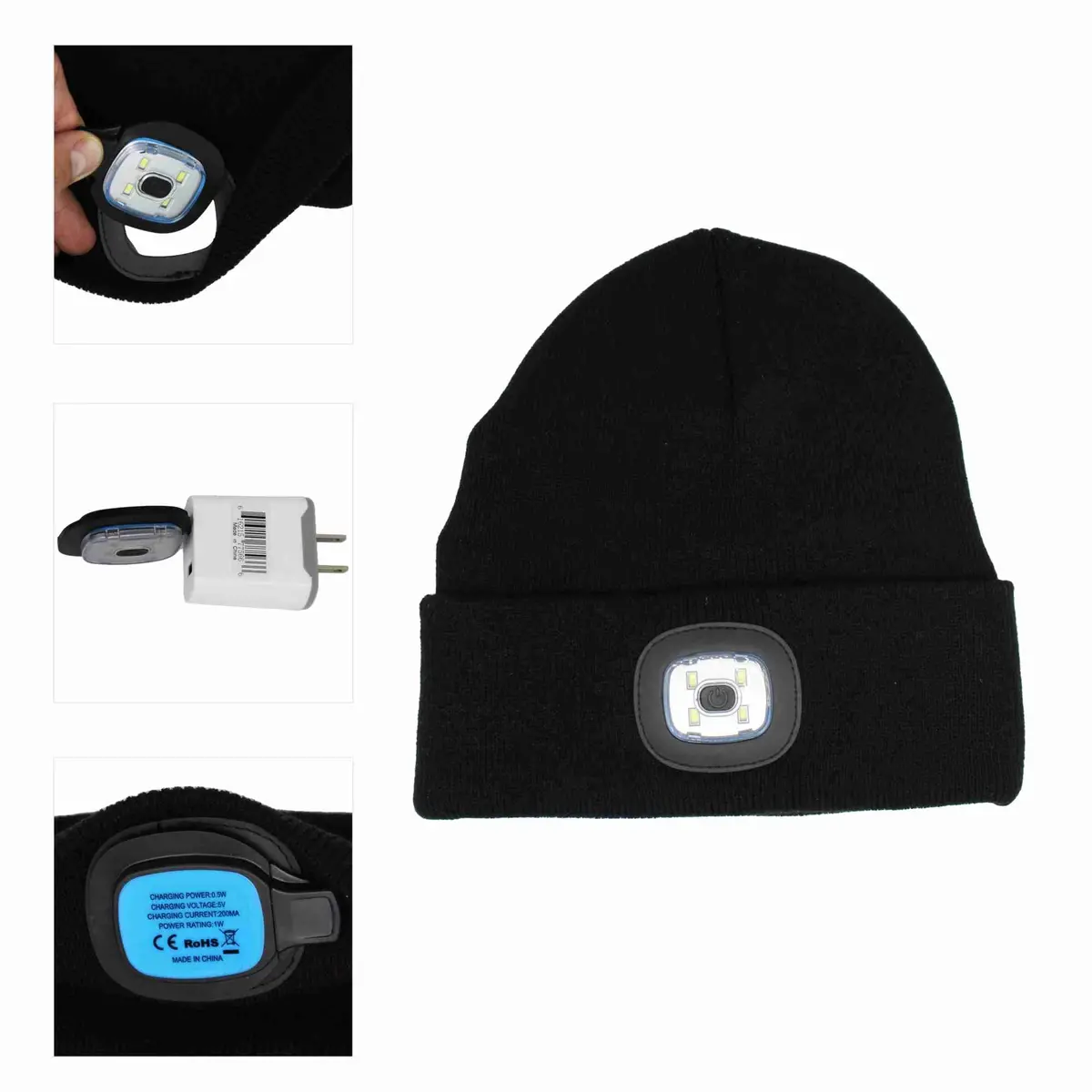 Wntr  Light Up Beanie Usb Rechargeable 1