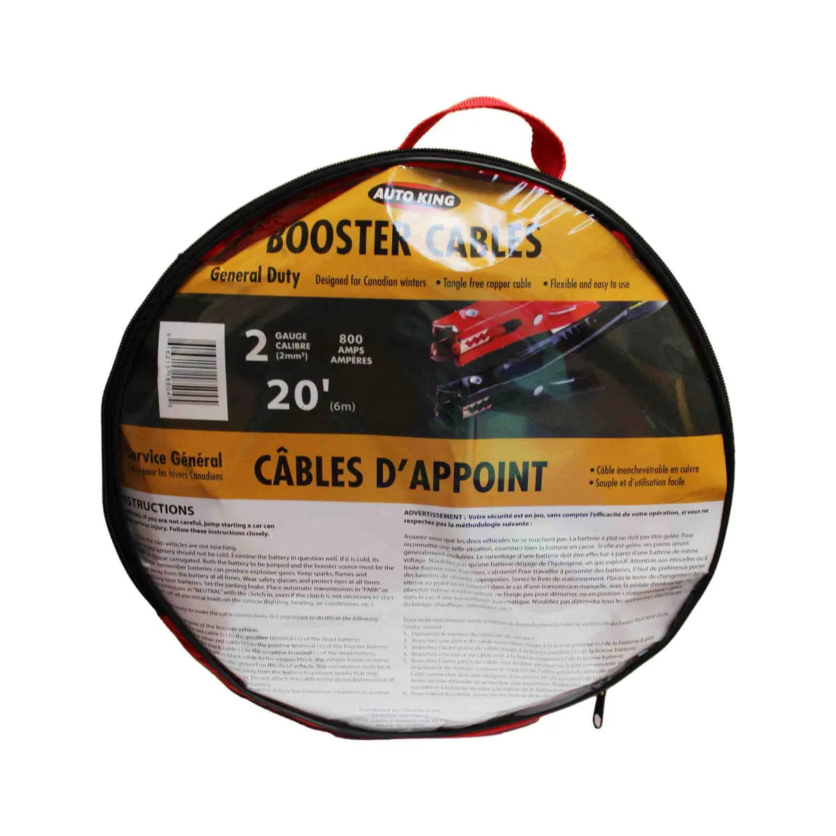 Tk Booster Cable 20 Ft 2 Gauge 1