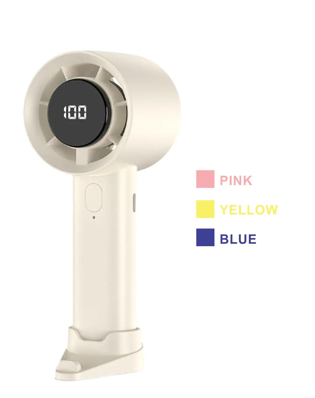 Classy Storm Hand-Held Fan Asst Color 1