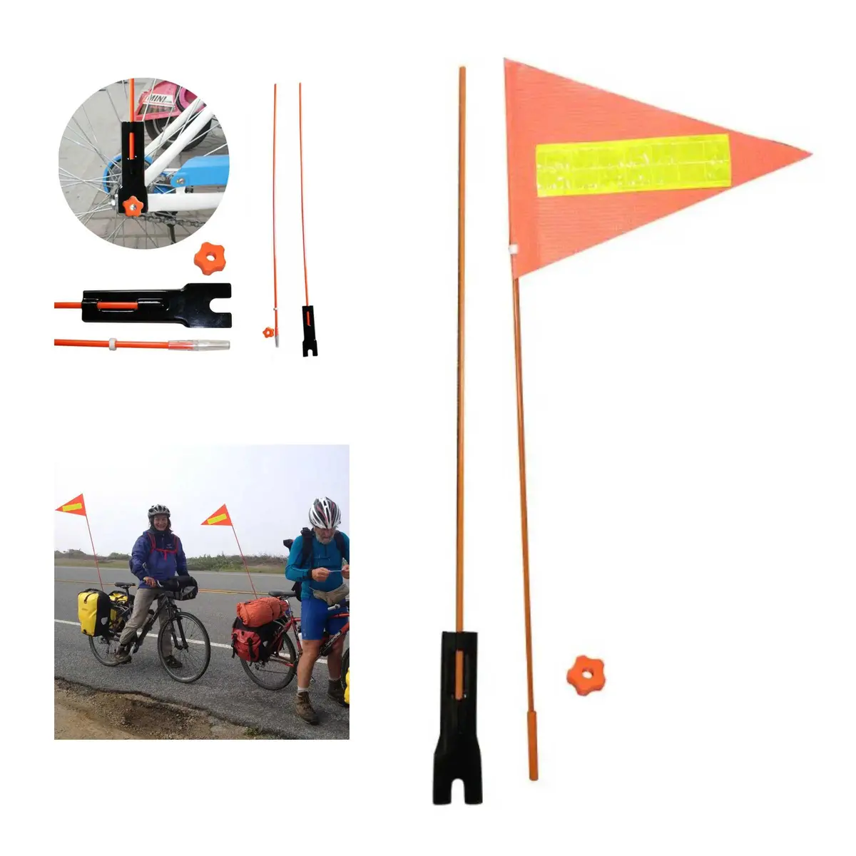 Ts Safety Flag With Pole 1