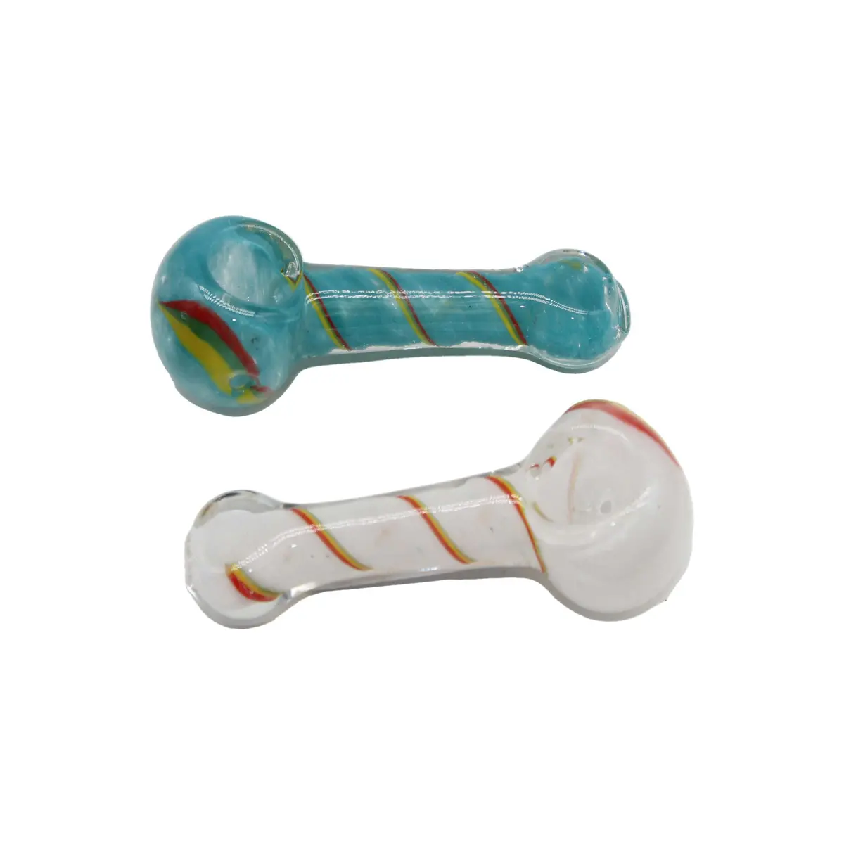 Tobacco Twisted Stripe Hand Pipe 1