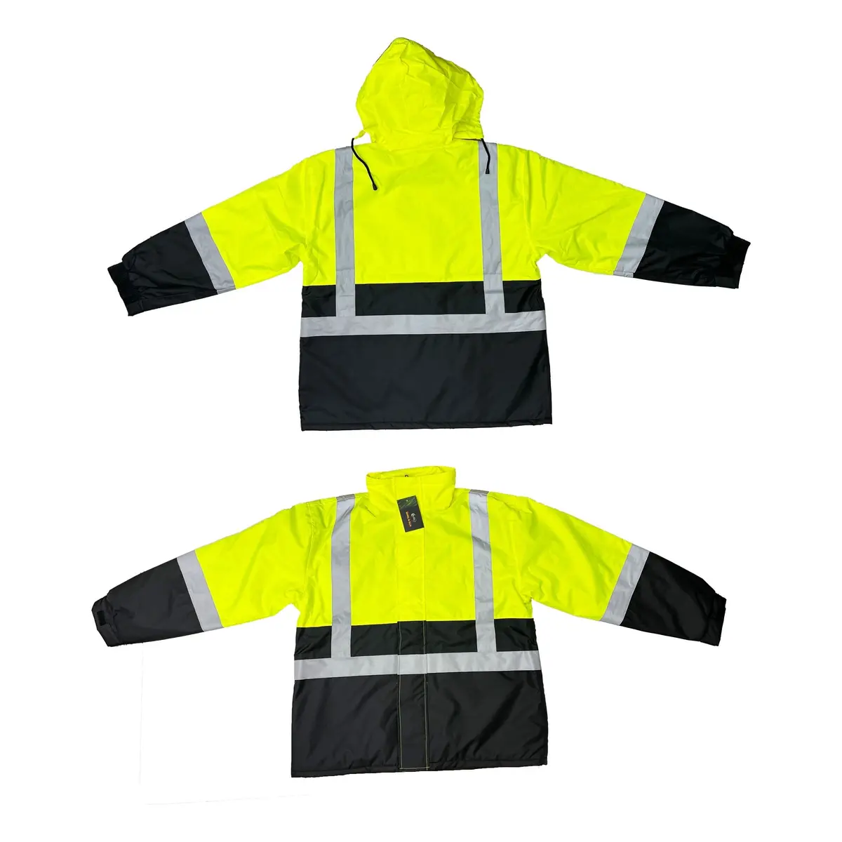 Safety Wntr Jacket W/ Polyester Wadding & Hood (Xl) New 1