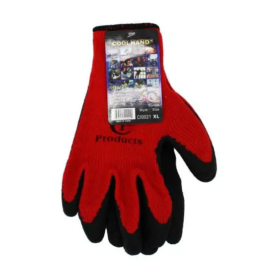 Glvs Latex W/Acrylic Red (Xl) 1