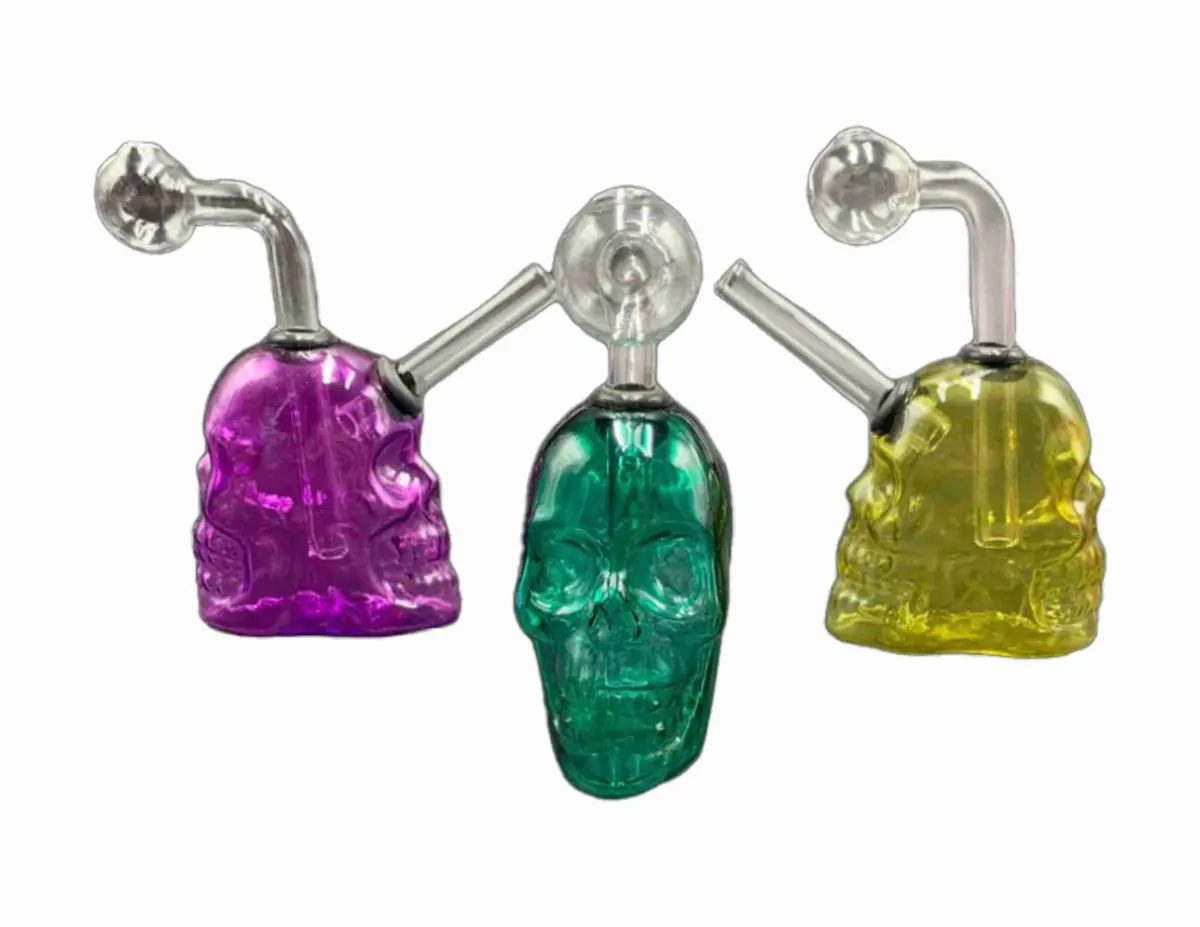 Tobacco Oil Burner Skull (Olb815) 1
