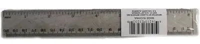 Sty Ruler Clear Plastic 8" 1