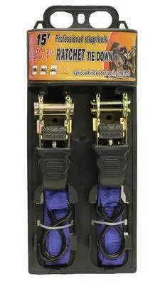 Tk Ratchet 1" X 15' Tie Down 2 Pk 1