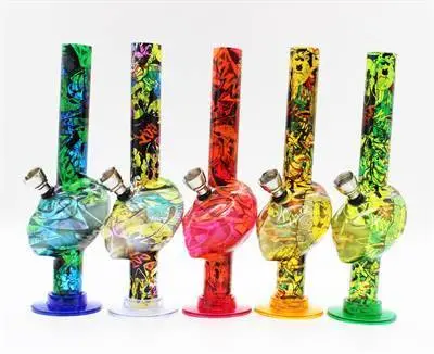 Tobacco Bong 8" Acrylic Asst Design #5 (Migy-005) 1