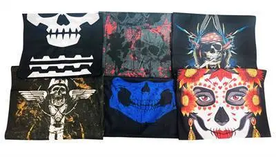Supp Ind Face Wrap Multifunctional Skull Seamless Wear - Non Medical 1
