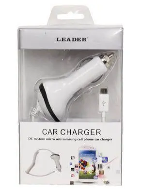 Acc (F/S) Leader Samsung Car Charger White 1