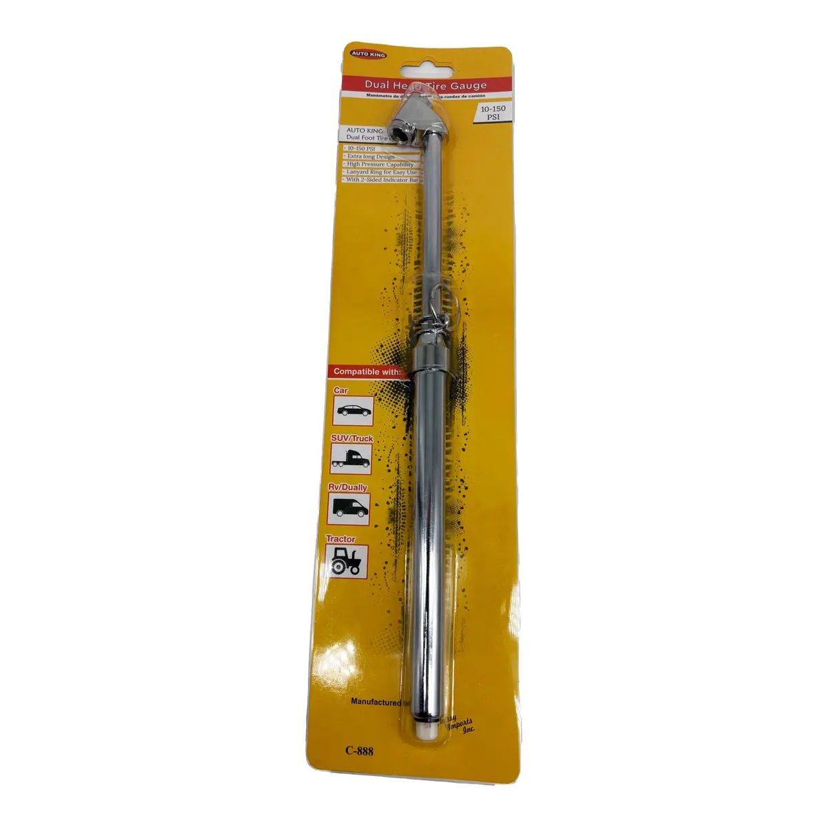 Classy Tire Gauge C888 10-150Psi - New 1