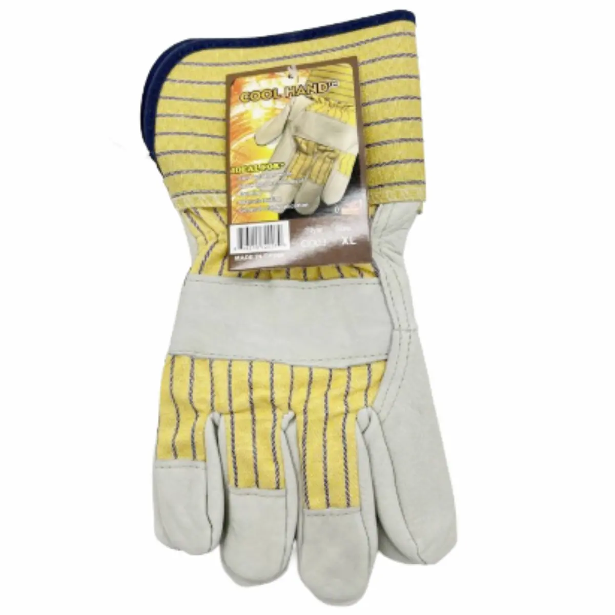 Glvs Cowhide W/Stripes 1/2 Lined Xl (Ci003) 1