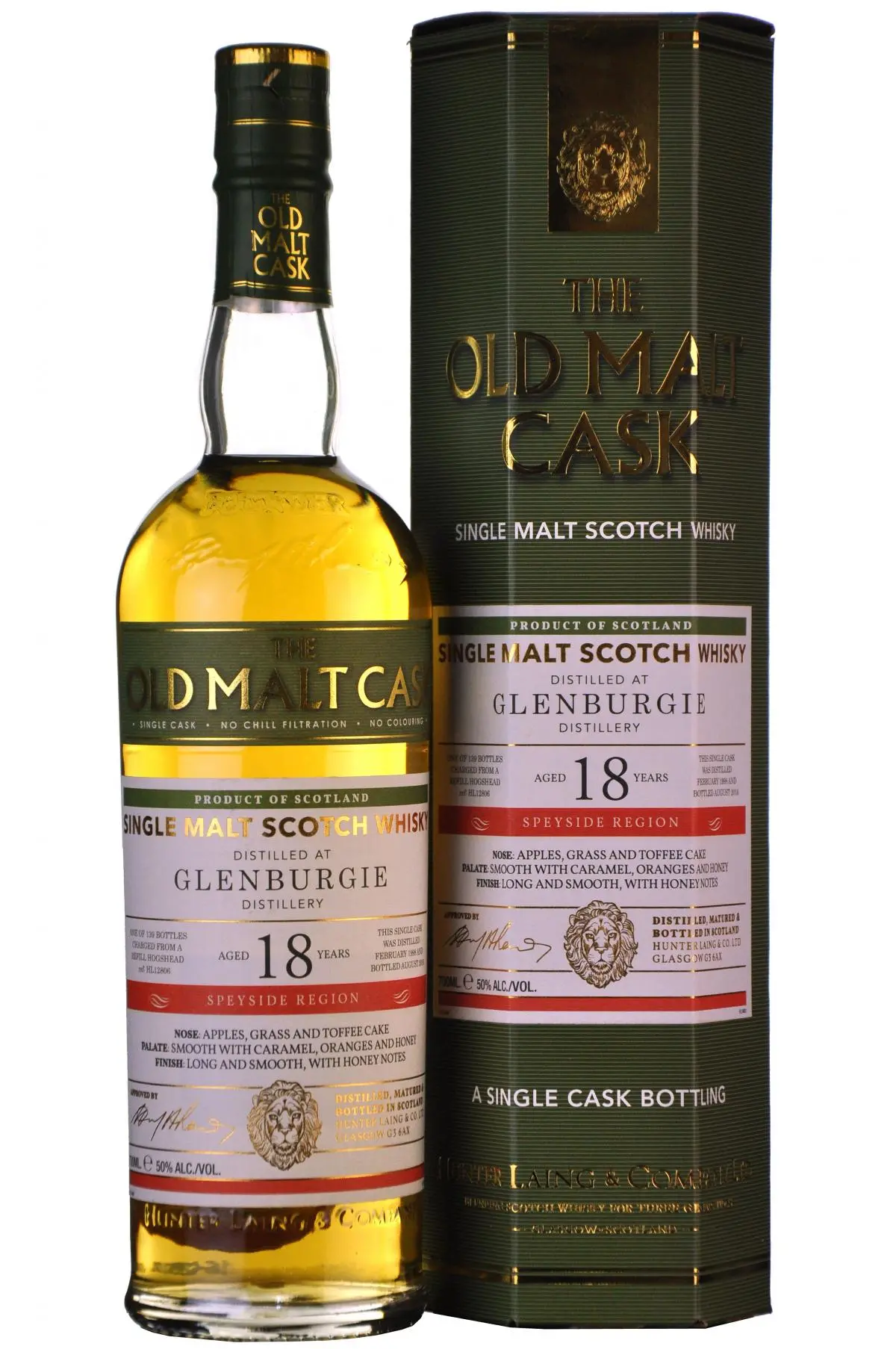 Glenburgie 1998-2016 | 18 Year Old | Old Malt Cask 12806 1
