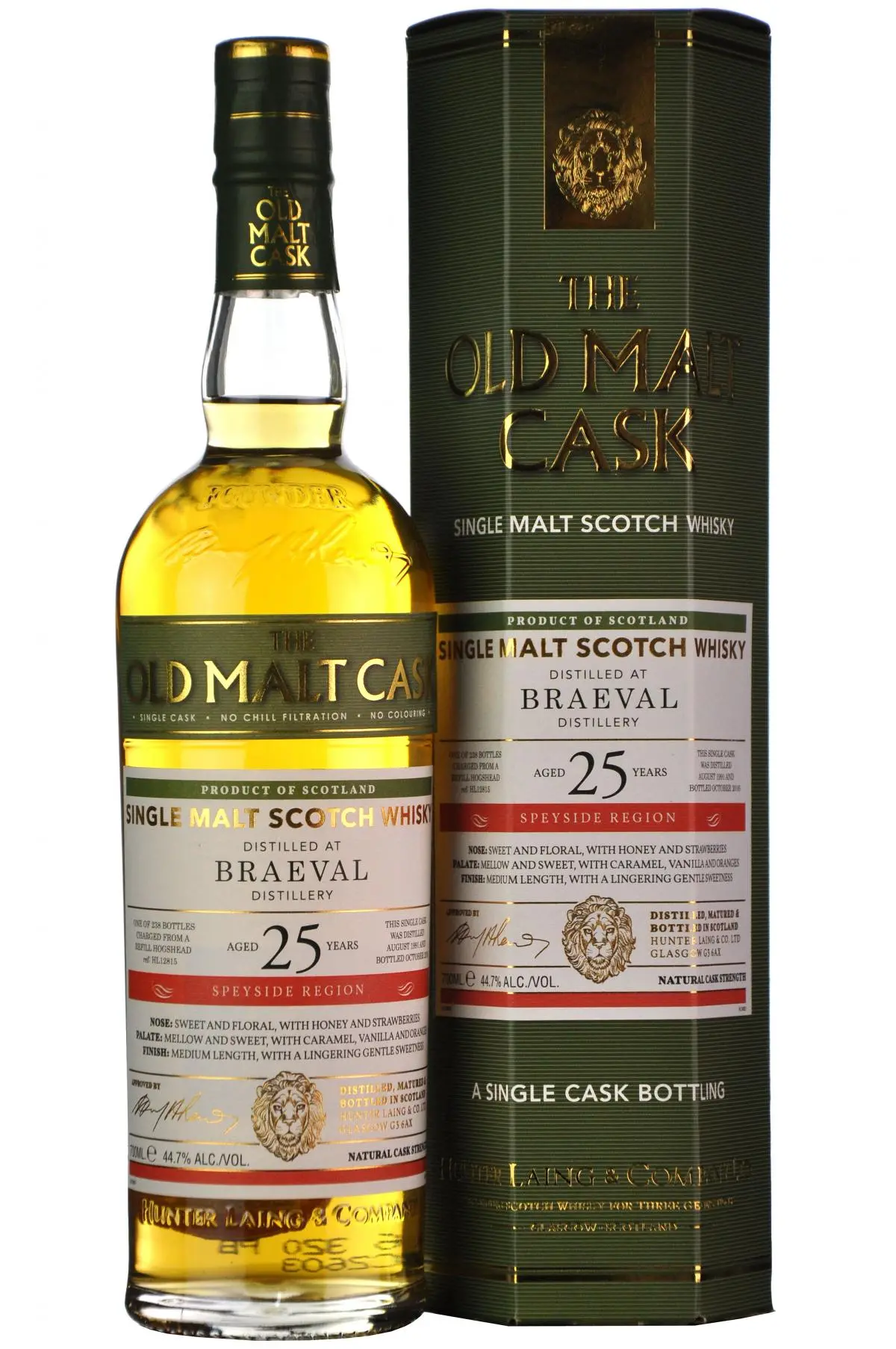 Braeval 1991-2016 | 25 Year Old | Old Malt Cask 12815 1