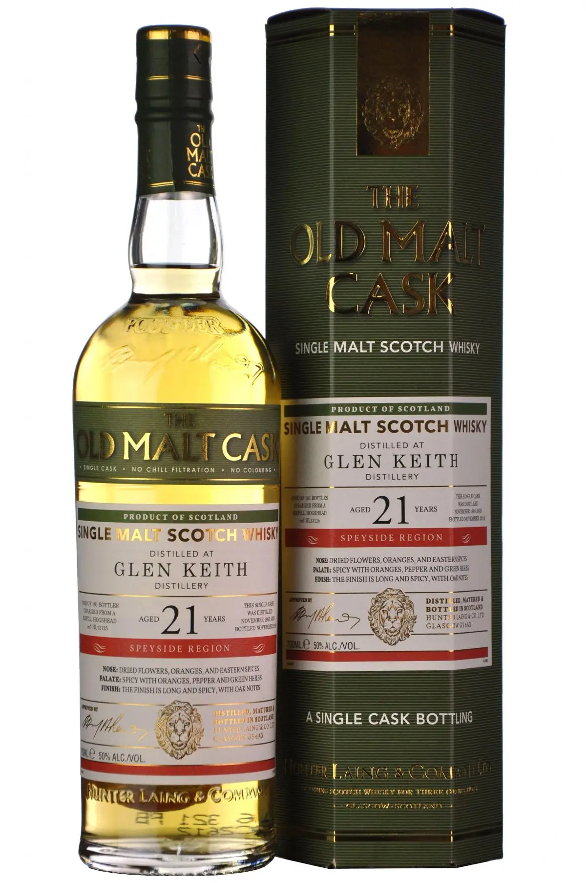 Glen Keith 1995-2016 | 21 Year Old | Old Malt Cask 13125 1