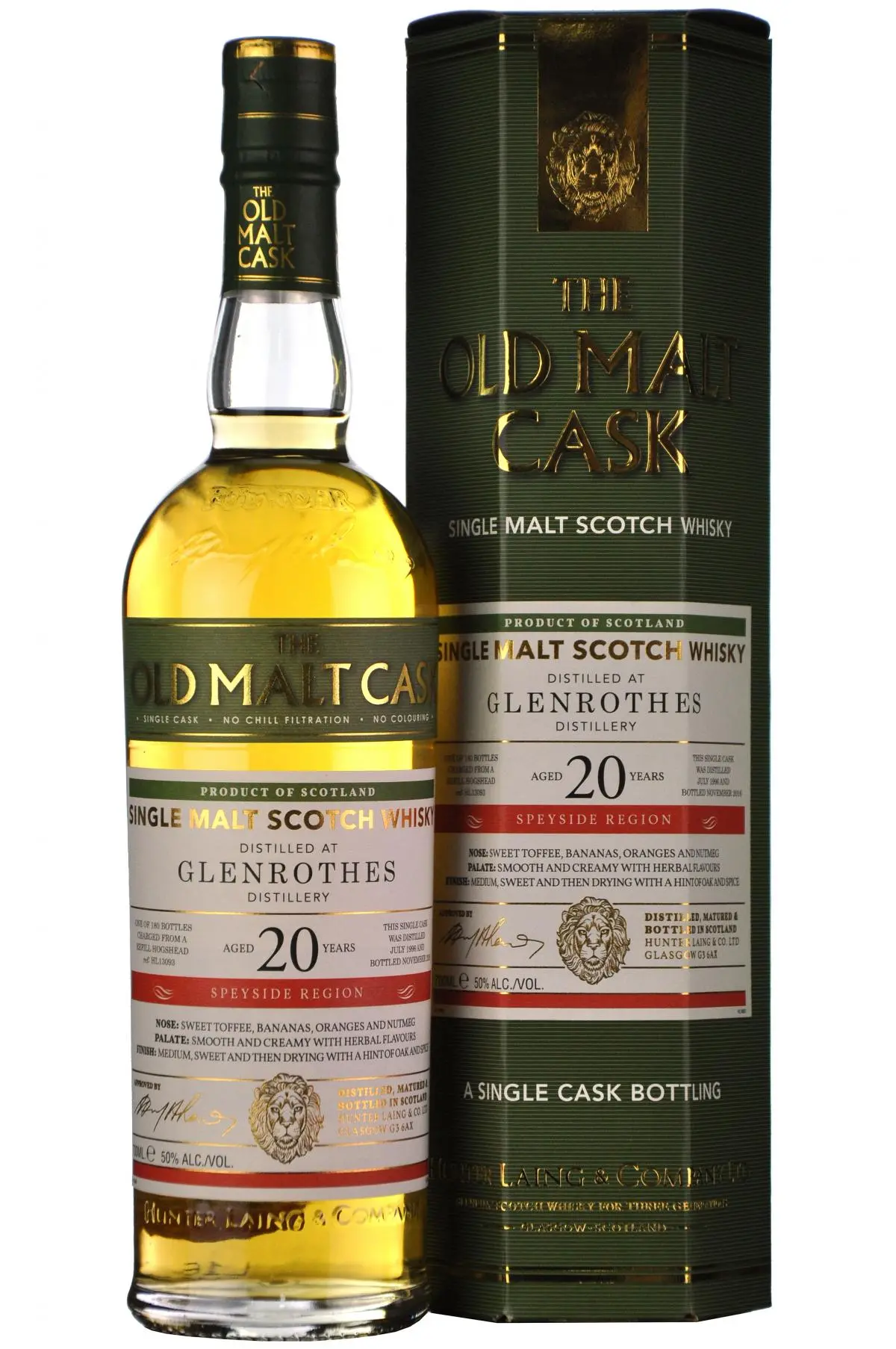 Glenrothes 1996-2016 | 20 Year Old | Old Malt Cask 13093 1