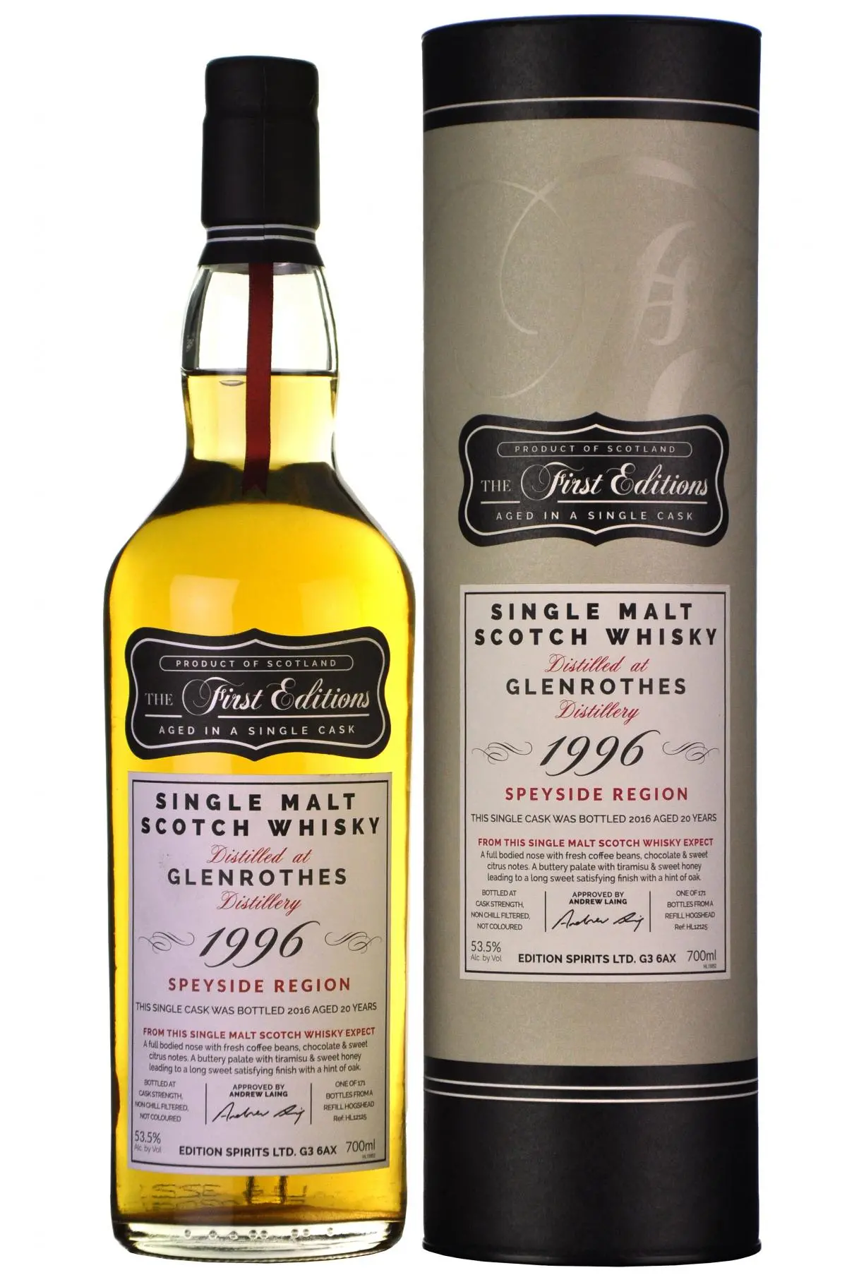 Glenrothes 1996-2016 | 20 Year Old | The First Editions 1