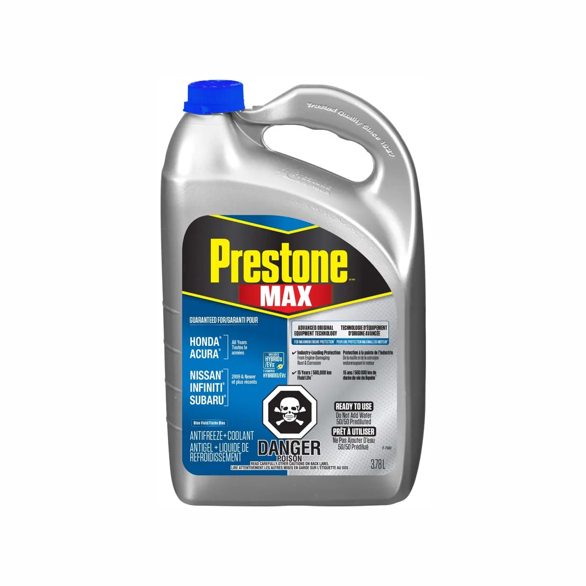 Ptne Max Asian Vech Blue A/F+Coolant 3.78Lt(6) (216) (78015)-New 1