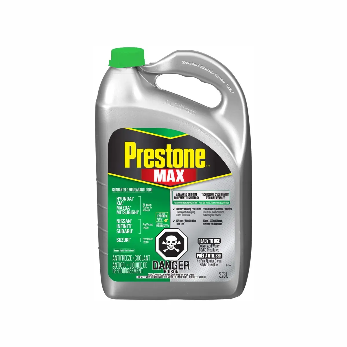 Ptne Max Asian Vech Green A/F+Coolant 3.78Lt(6) (216) (78122)-New 1