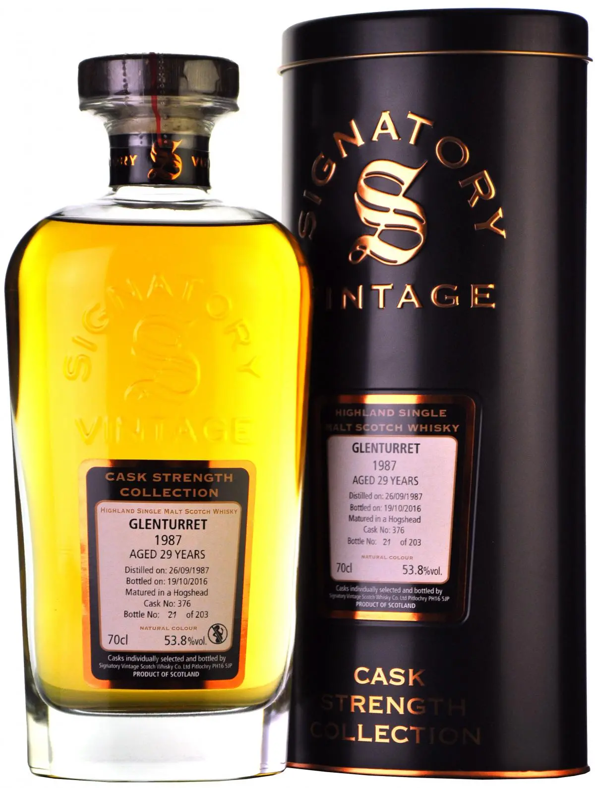 Glenturret 1987-2016 | 29 Year Old | Signatory Vintage 1