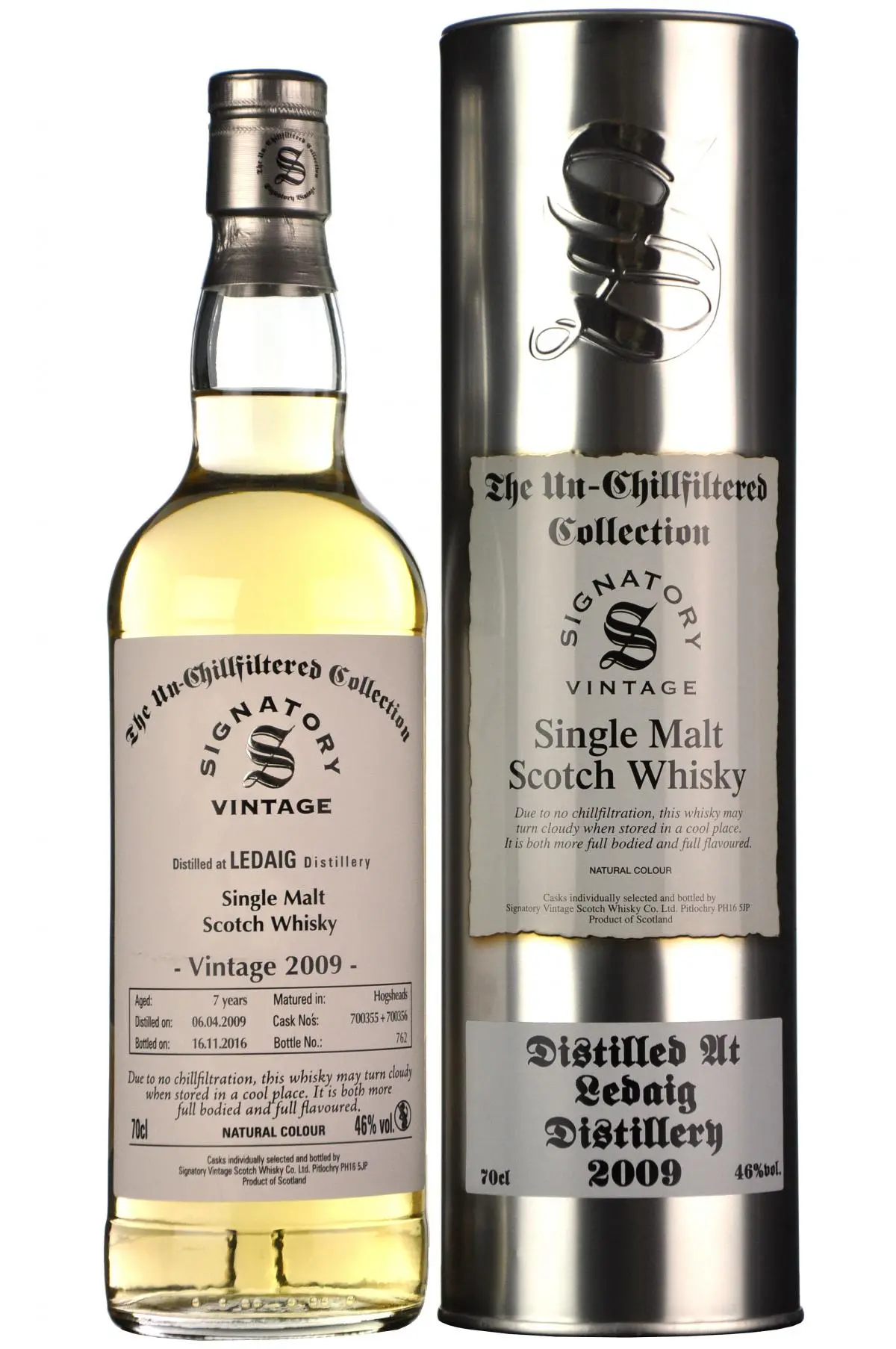 Ledaig 2009-2016 | 7 Year Old | Signatory Vintage 1