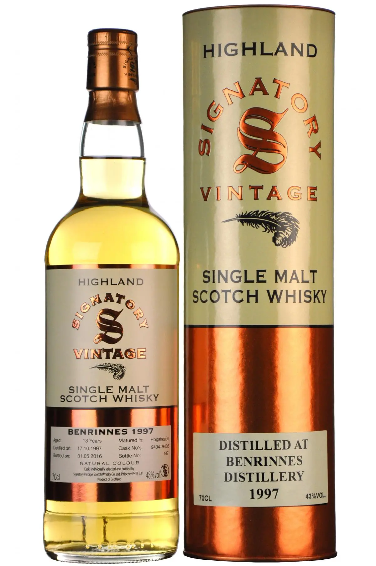 Benrinnes 1997-2016 | 18 Year Old | Signatory Vintage 1