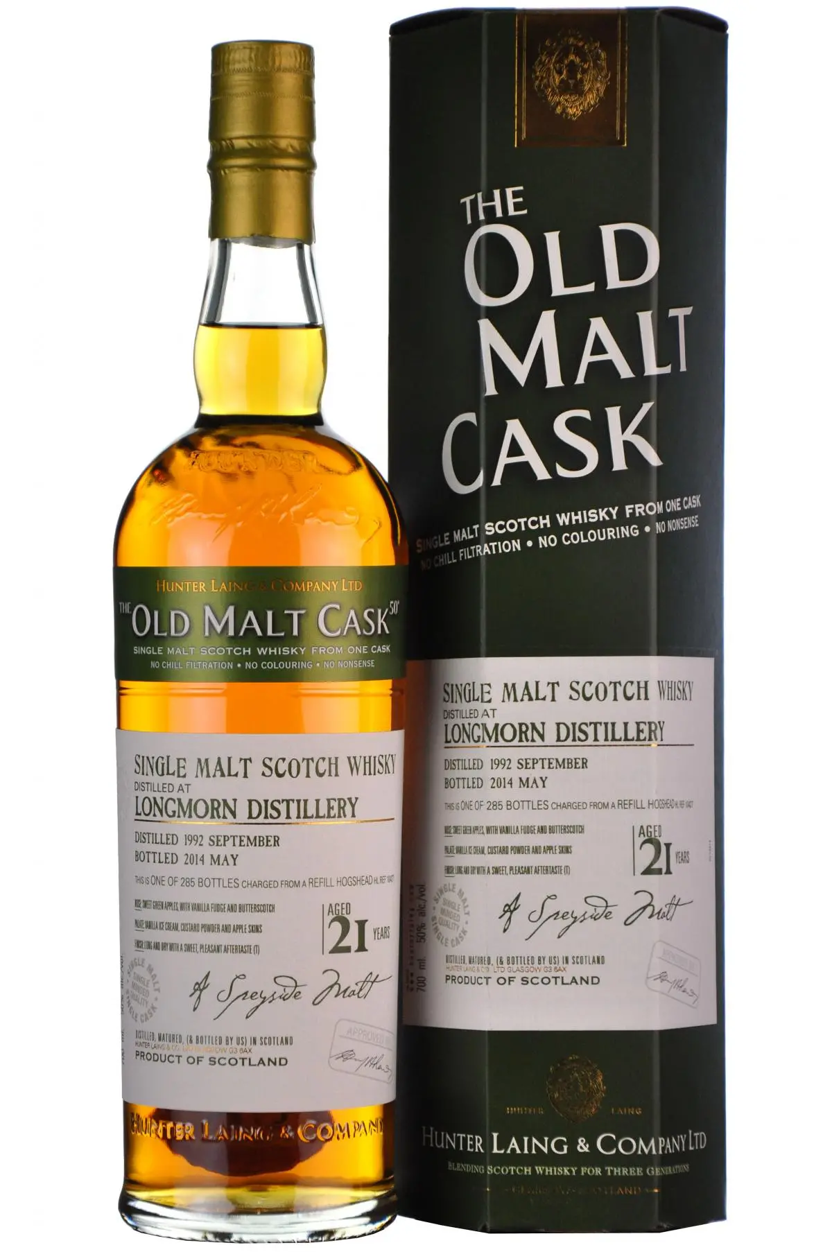 Longmorn 1992-2014 | 21 Year Old | Old Malt Cask 10427 1